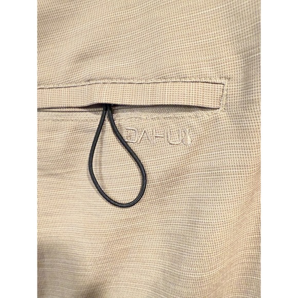 Dahui Hybrid Chino Short Men's Size 38 Beige Flat Front Slash Pocket Performance - Picture 6 of 8